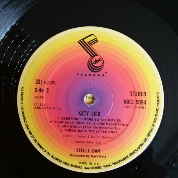 Steely Dan : Katy Lied (LP, Album, RP)
