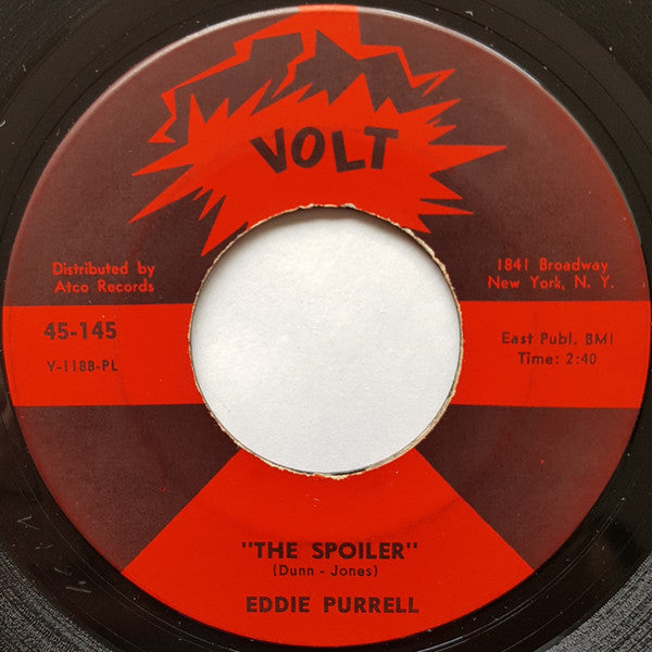 Eddie Purrell : The Spoiler / My Pride Won't Let Me (7", Single, PL )