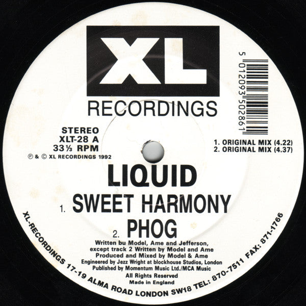 Liquid : Sweet Harmony (12")