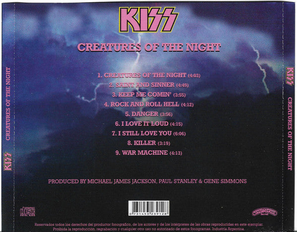 Buy Kiss : Creatures Of The Night (CD, Album) Online for a great