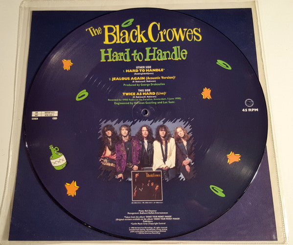 The Black Crowes : Hard To Handle (12", Single, Ltd, Pic)