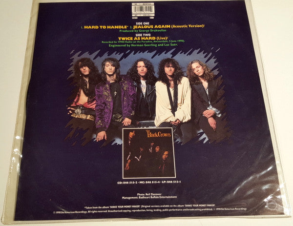 The Black Crowes : Hard To Handle (12", Single, Ltd, Pic)