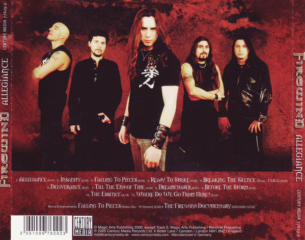 Firewind : Allegiance (CD, Album, Enh)