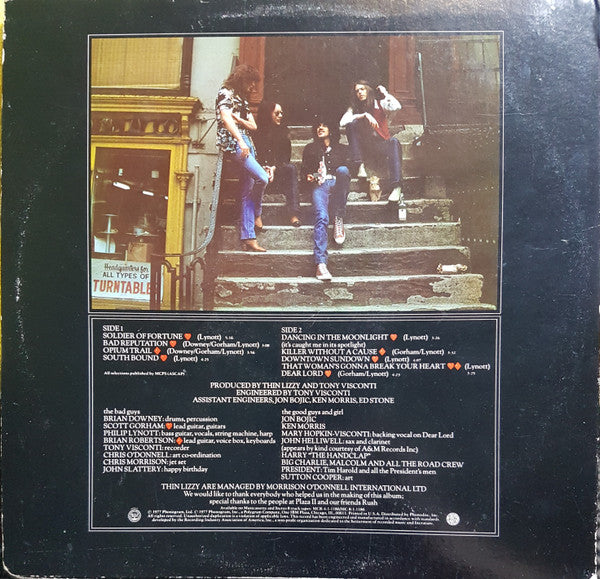Thin Lizzy : Bad Reputation (LP, Album, San)