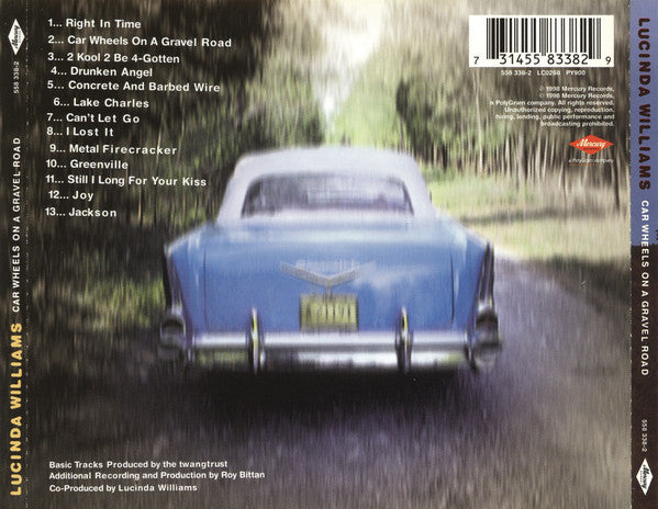 Lucinda Williams : Car Wheels On A Gravel Road (HDCD, Album, RE)