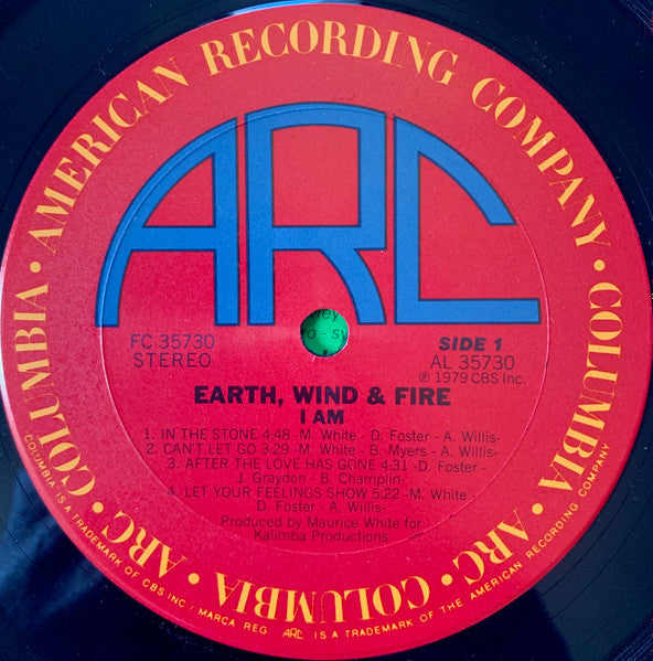 Earth, Wind & Fire : I Am (LP, Album, Pit)