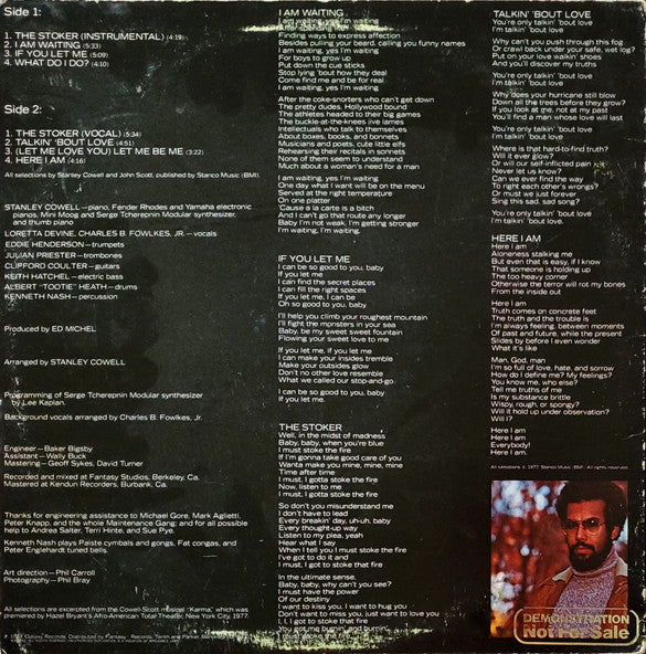 Stanley Cowell : Talkin' 'Bout Love (LP, Album)