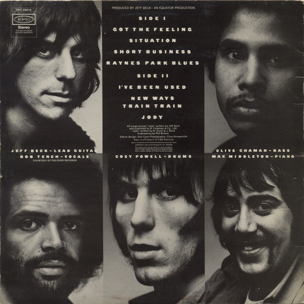 Jeff Beck Group : Rough And Ready (LP, Album)