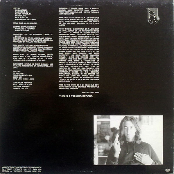 Rollins* : Short Walk On A Long Pier (LP, RE)