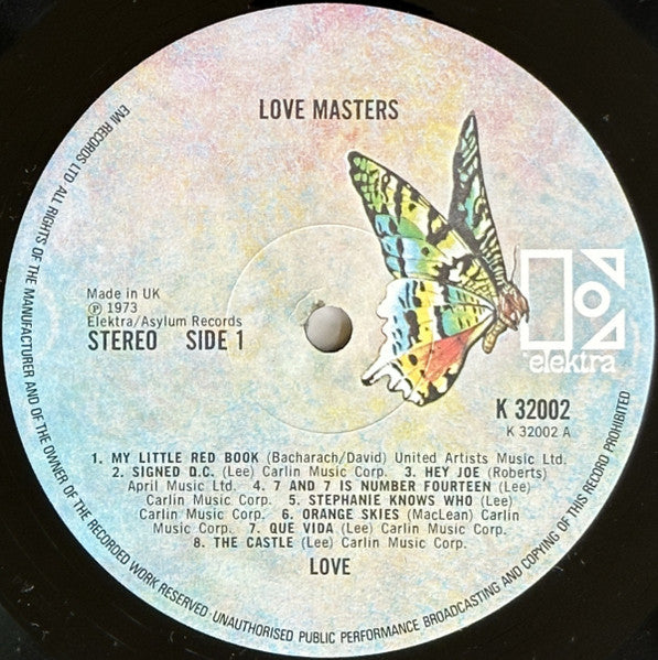Love : Elektra Masters (LP, Comp)