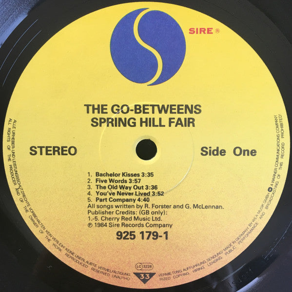 The Go-Betweens : Spring Hill Fair (LP, Album)