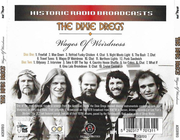 Dixie Dregs : Wages Of Weirdness (2xCD, Unofficial)