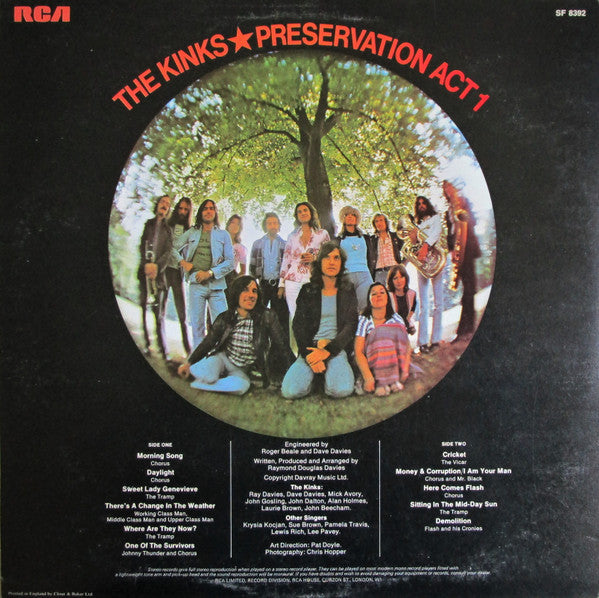 The Kinks : Preservation Act 1 (LP, Album)