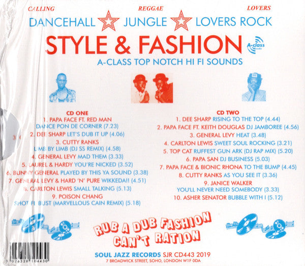Various : Style & Fashion (A-Class Top Notch Hi Fi Sounds In Fine Style) (2xCD, Comp)