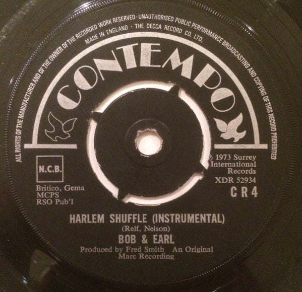 Bob & Earl : Harlem Shuffle (7", Single)