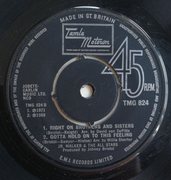 Jr. Walker & The All Stars* : Walk In The Night (7", Single, Kno)