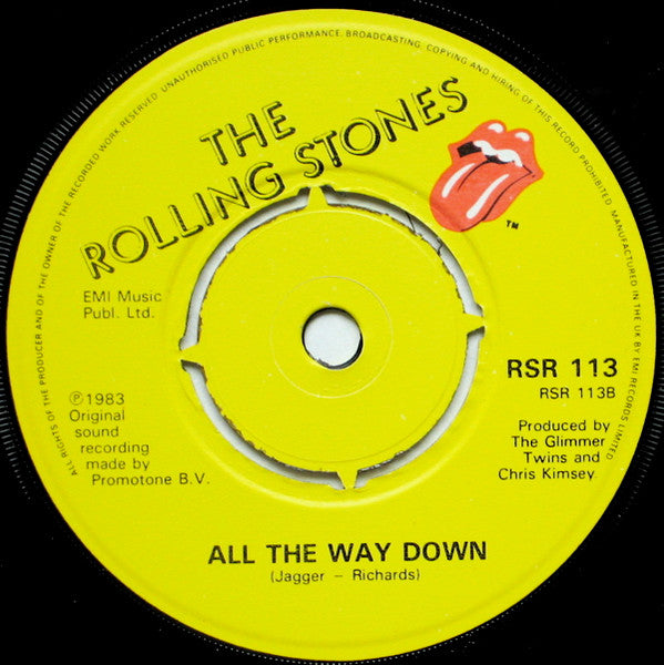 Rolling Stones* : Undercover Of The Night (7", Single, 4-p)
