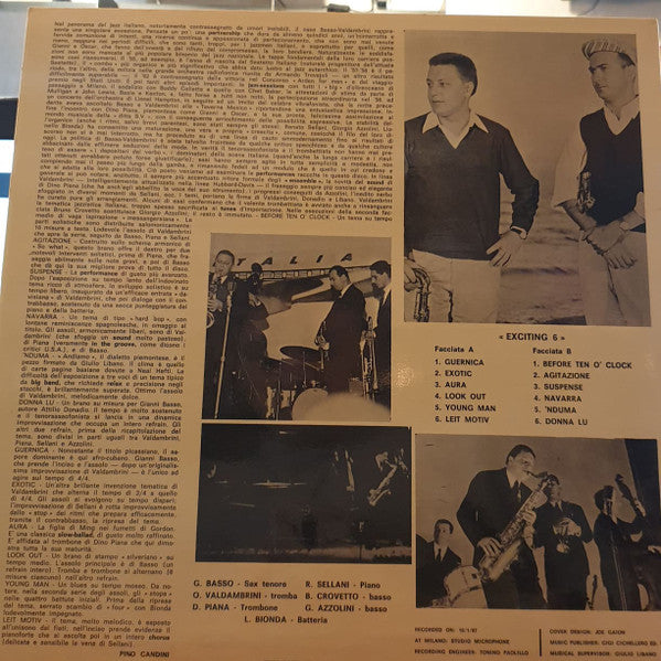 Sestetto Basso-Valdambrini : Exciting 6 (LP, Album, 1st)
