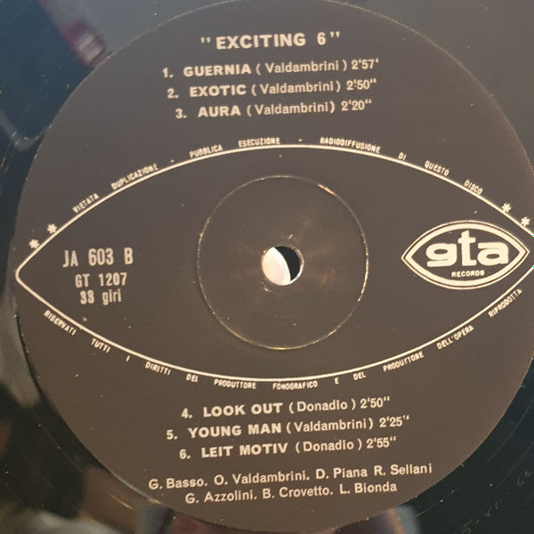 Sestetto Basso-Valdambrini : Exciting 6 (LP, Album, 1st)