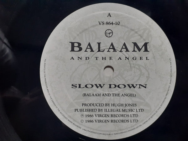 Balaam And The Angel : Slow Down (10")