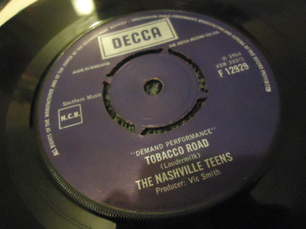 The Nashville Teens : Tobacco Road / All Along The Watchtower (7", Blu)