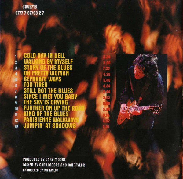 Gary Moore : Blues Alive (CD, Album)