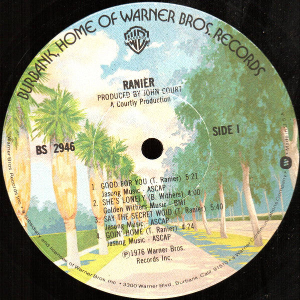 Tom Ranier : Ranier (LP, Album, Los)