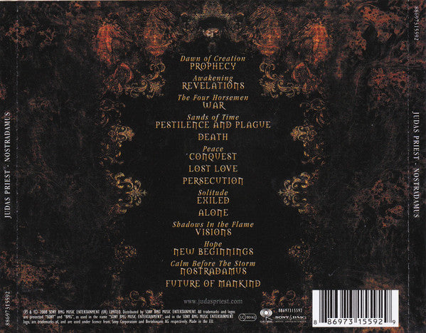 Judas Priest : Nostradamus (2xCD, Album)