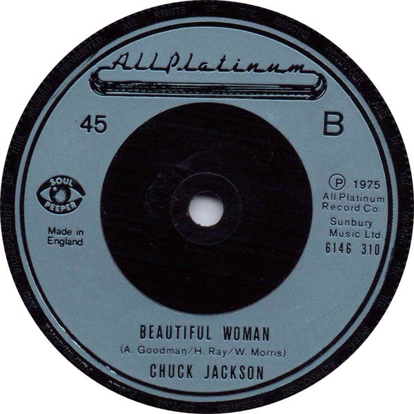 Chuck Jackson : I've Got The Need (7", Single, Sol)