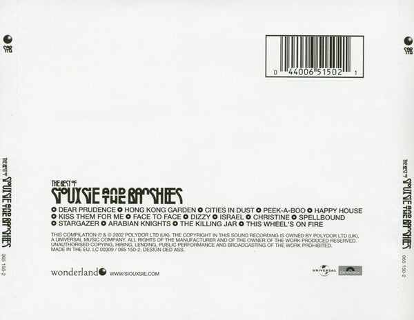 Siouxsie And The Banshees* : The Best Of Siouxsie And The Banshees (2xCD, Comp, RP)