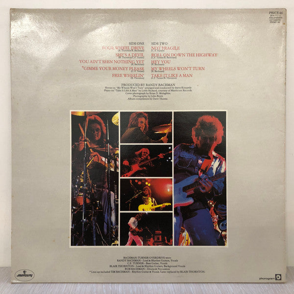 Bachman-Turner Overdrive : You Ain't Seen Nothing Yet (LP, Comp, RE)