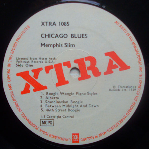 Memphis Slim : Chicago Blues (LP, Album, RE)