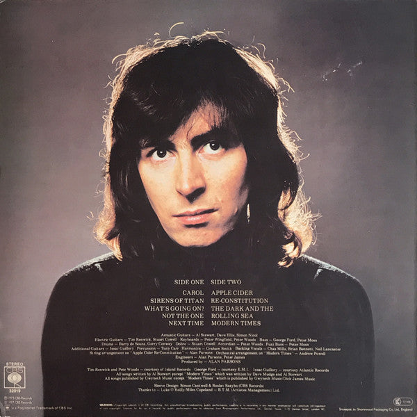 Al Stewart : Modern Times (LP, Album, RE)