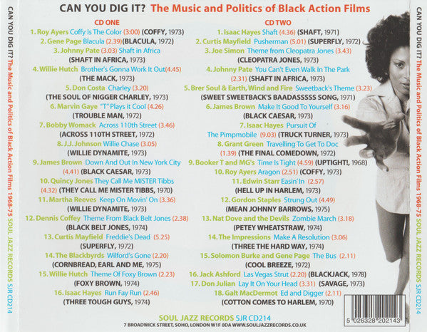 Various : Can You Dig It? The Music And Politics Of Black Action Films 1968-75 (2xCD, Comp)