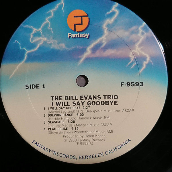 The Bill Evans Trio : I Will Say Goodbye (LP, Album)