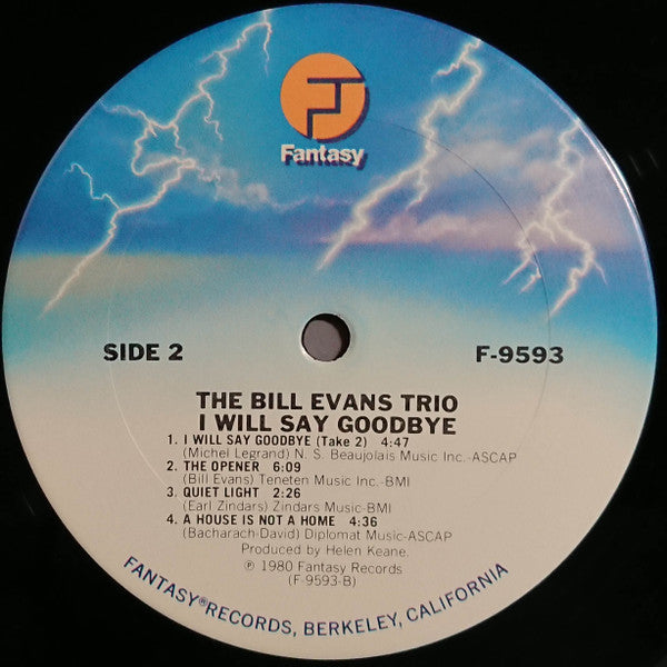 The Bill Evans Trio : I Will Say Goodbye (LP, Album)