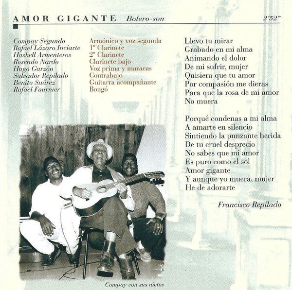 Compay Segundo : Calle Salud (CD, Album)