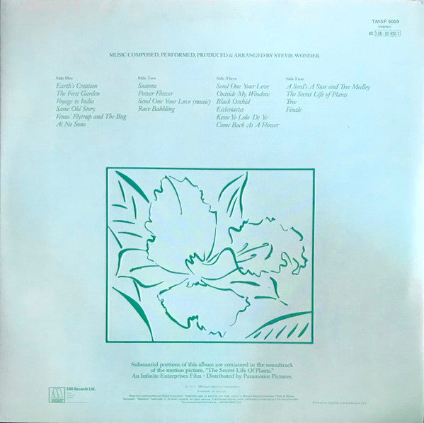 Stevie Wonder : Journey Through The Secret Life Of Plants (2xLP, Album, Emb)