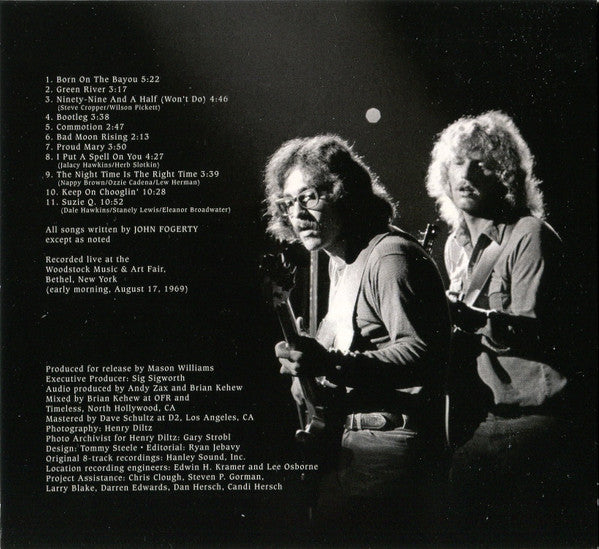 Creedence Clearwater Revival : Live At Woodstock (CD, Album, Gat)