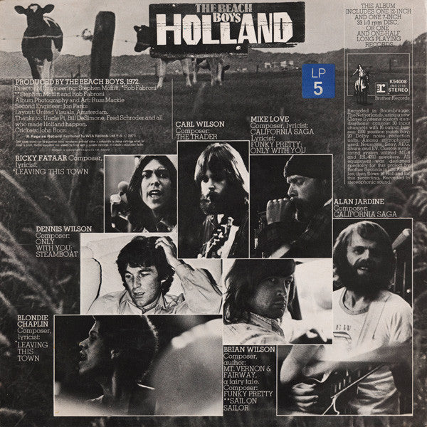 The Beach Boys : Holland (LP, Album + 7")