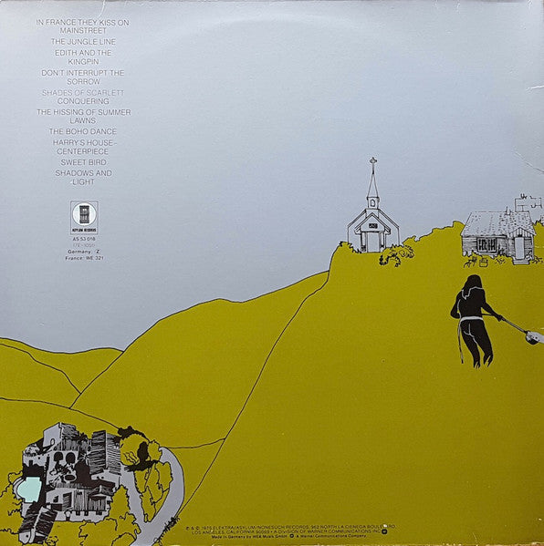 Joni Mitchell : The Hissing Of Summer Lawns (LP, Album, RE, Gat)