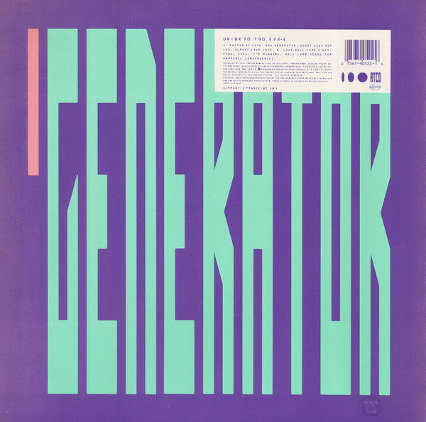 Yes : Big Generator (LP, Album, RSA)