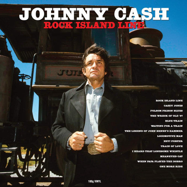 Johnny Cash : Rock Island Line (LP, Comp, 180)