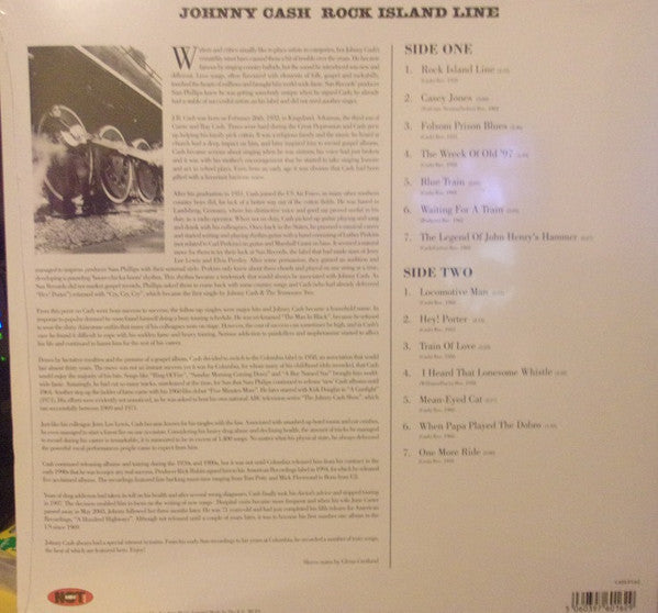 Johnny Cash : Rock Island Line (LP, Comp, 180)