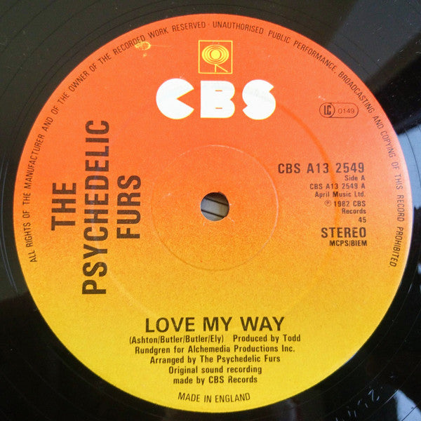 The Psychedelic Furs : Love My Way (12", Single)