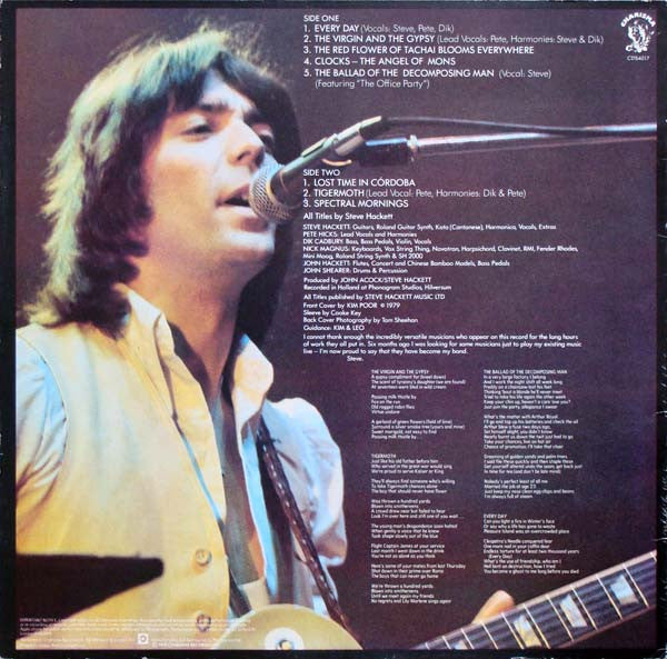 Steve Hackett : Spectral Mornings (LP, Album, RE, Blu)