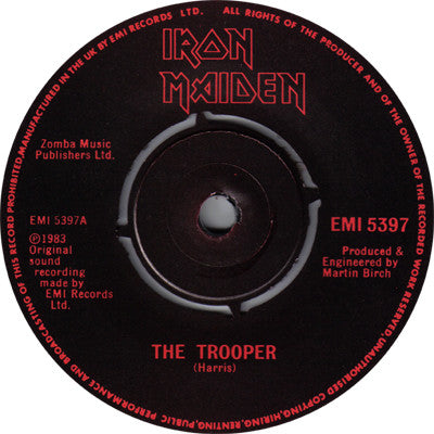 Iron Maiden : The Trooper (7", Single, 4-P)