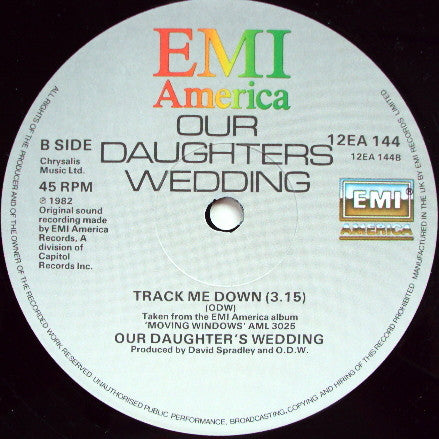 Our Daughter's Wedding : Auto Music (12")