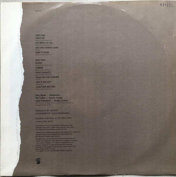 Genesis : Abacab (LP, Album, Emb)