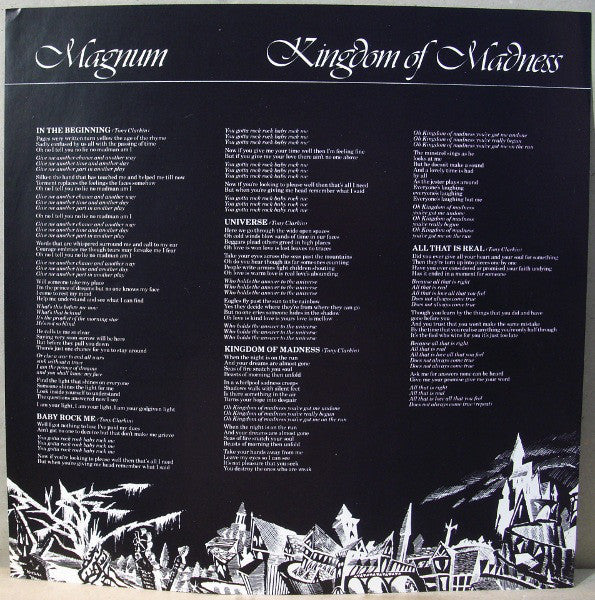 Magnum (3) : Kingdom Of Madness (LP, Album, Dis)